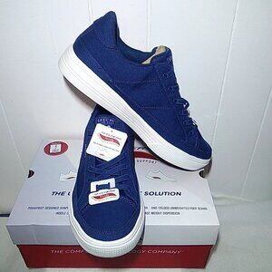 Skechers Men's Size 13 Arch Fit Arcade-Meet Ya There Sneaker Navy 183221 NEW